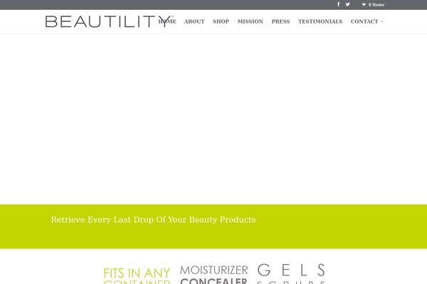 livebeautility.com site used Beautilitydivi