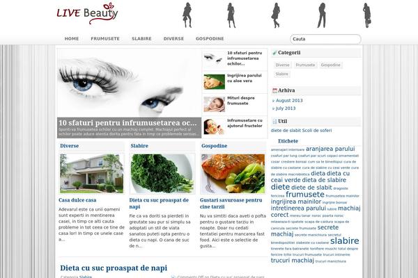 Gazpomag theme site design template sample