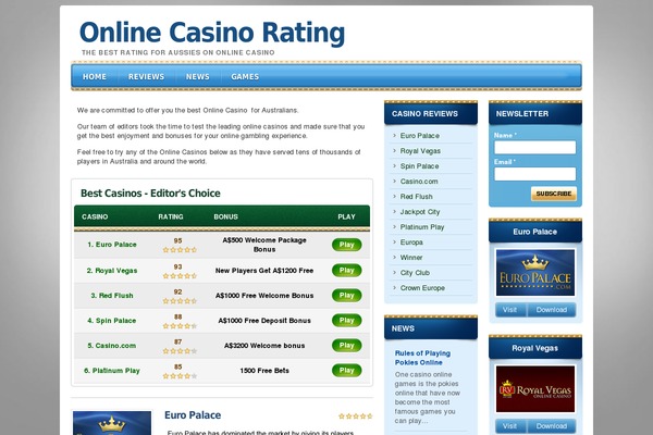 Default theme site design template sample