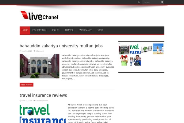 Adaptive Flat theme site design template sample