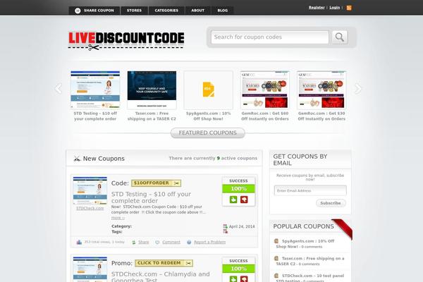 Clipper theme site design template sample