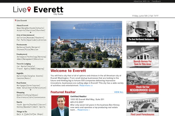 Site using Foobox plugin