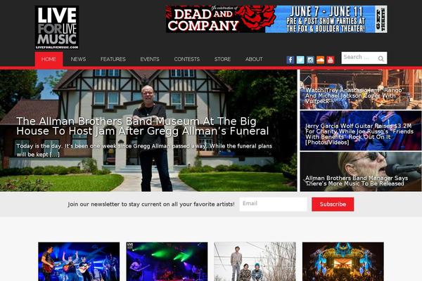 liveforlivemusic.com site used Ccprototype