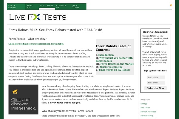Thesis 1.8 theme site design template sample