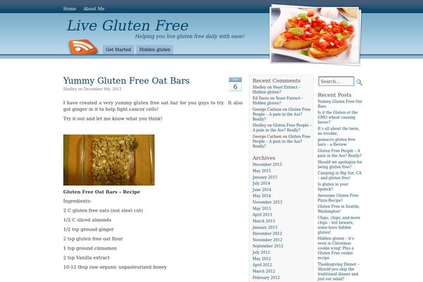 Blue Grace theme site design template sample