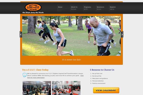 liveinfit.com site used Desire_wp