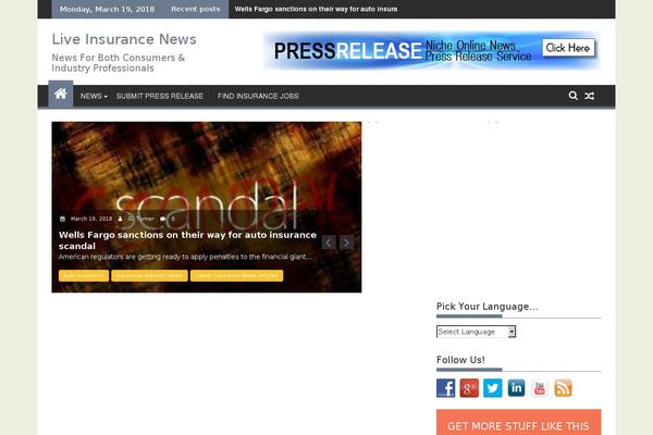 Site using Social Media Widget plugin