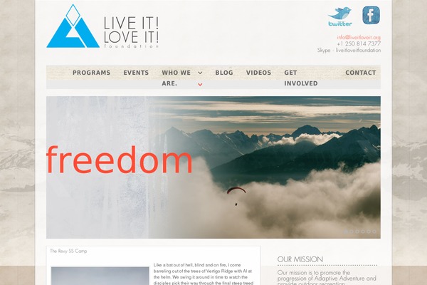Site using DDSlider plugin