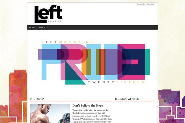 MH Magazine theme site design template sample