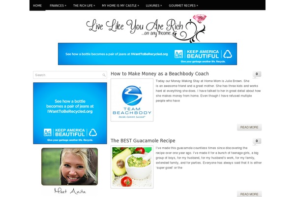 Foodie Pro theme site design template sample
