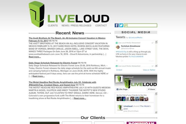 Site using WordPress Thumbnail Slider plugin
