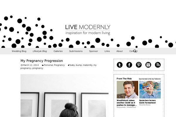 Twentythirteen Child theme site design template sample