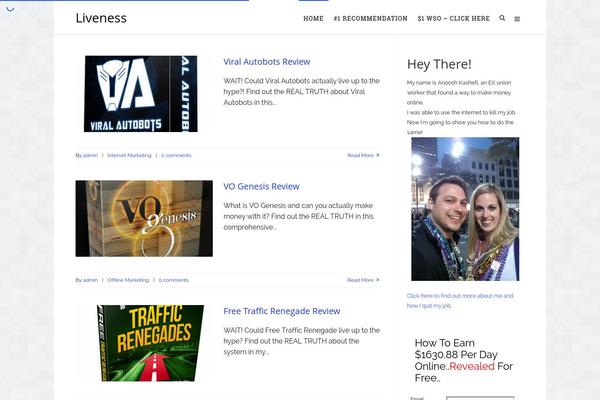 Site using Exitsplash plugin