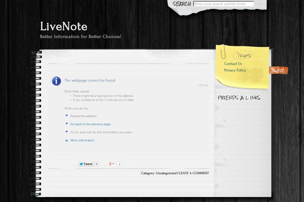 Anarcho Notepad theme site design template sample