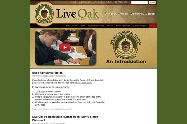 liveoakclassical.com site used Liveoak_2010_child
