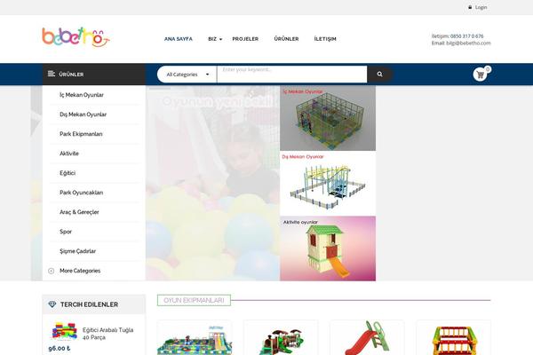 Envision theme site design template sample