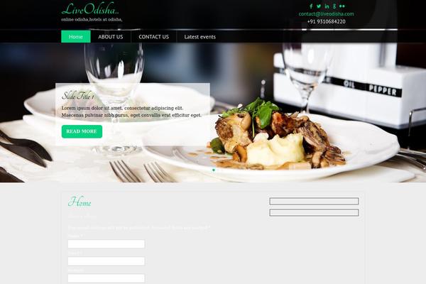 Clovemix theme site design template sample