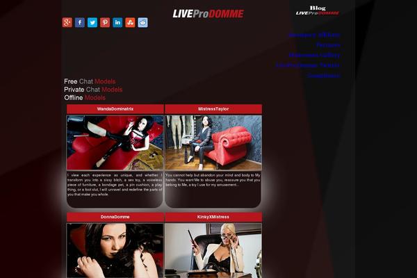 Metrika theme site design template sample