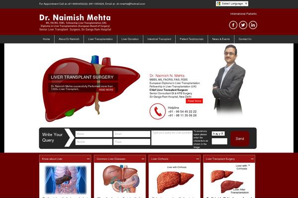 MediClinic theme site design template sample