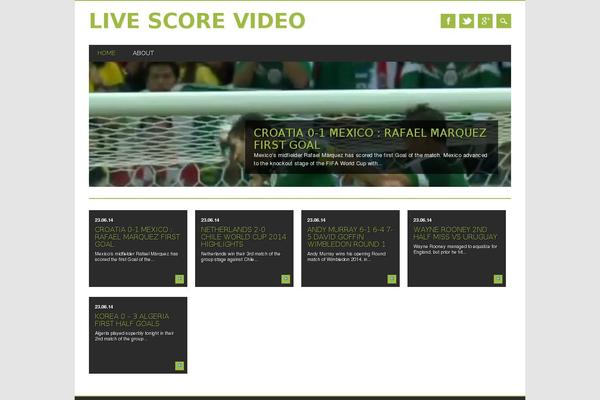 Magazino theme site design template sample