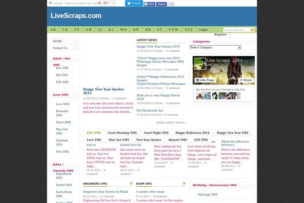 WordPress website example screenshot