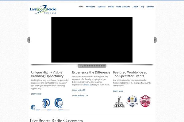 livesportsradio.com site used Lsr