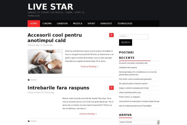 Hiero theme site design template sample