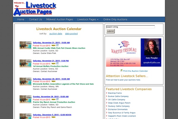 Frontier theme site design template sample