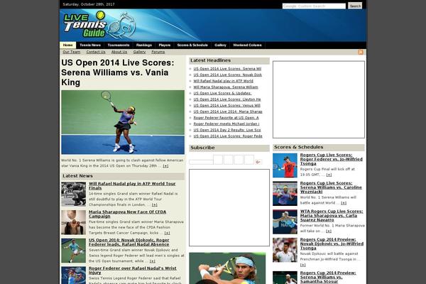 Roseta theme site design template sample