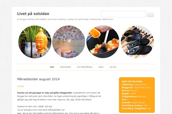 Twentytwelve-child theme site design template sample