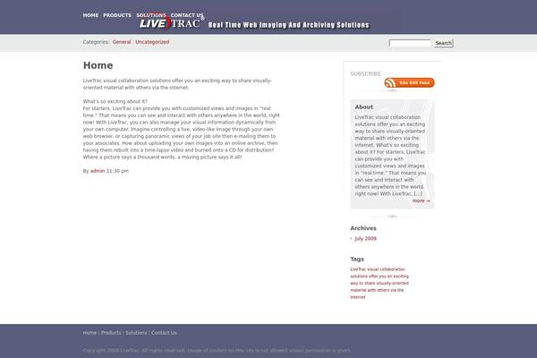 Carrington Blog theme site design template sample