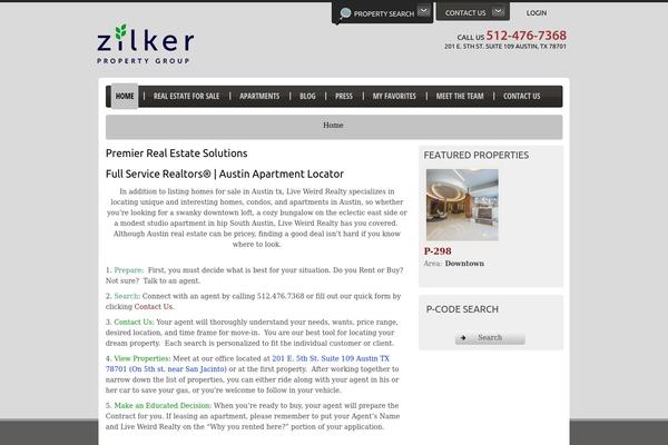 Denali theme site design template sample