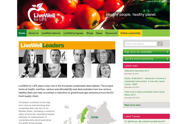 livewellforlife.eu site used LiveWell