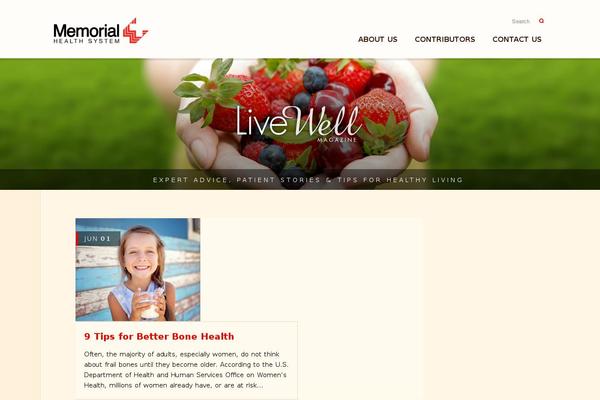 Iceberg theme site design template sample