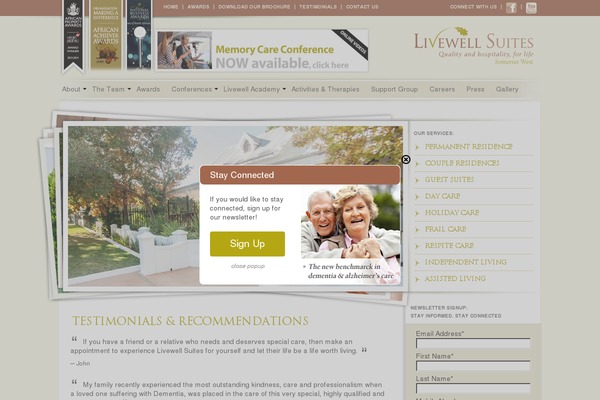 Site using ITRO Popup Plugin plugin