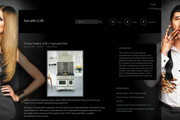 Piano Black theme site design template sample