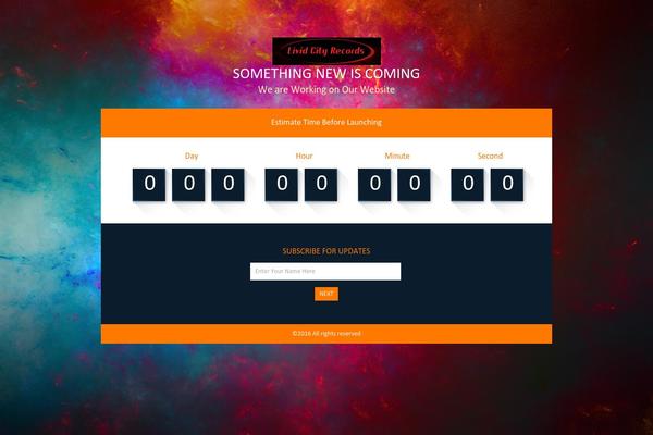 Imprint theme site design template sample