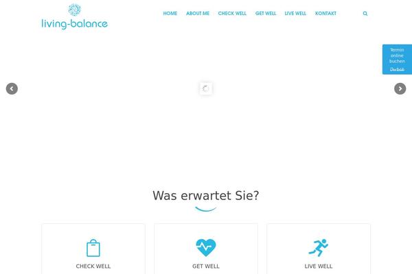 Healthcoach-child theme site design template sample