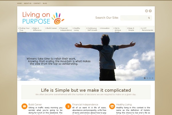 Inspired theme site design template sample