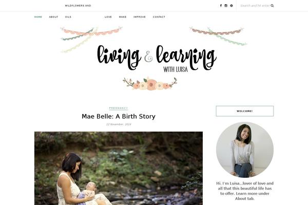 Rosemary theme site design template sample