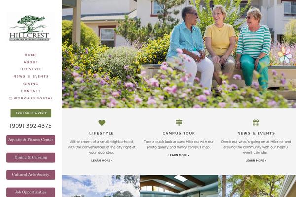 livingathillcrest.org site used Hudsonwp