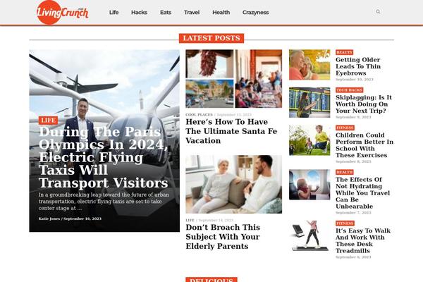 livingcrunch.com site used Ftwhype