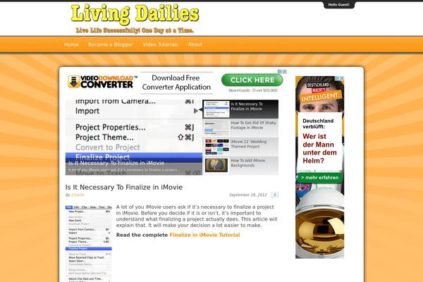 Magazine Premium theme site design template sample