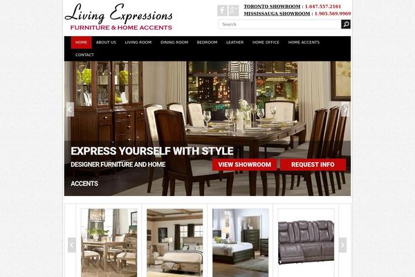 Boutique theme site design template sample