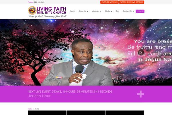 Savior theme site design template sample