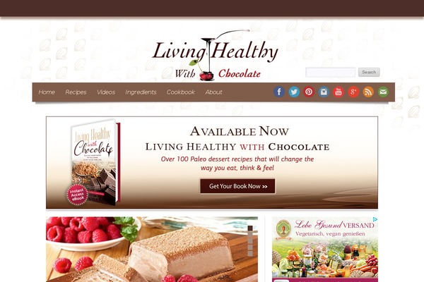 livinghealthywithchocolate.com site used Cravingspro-v440