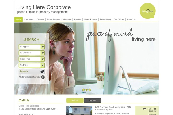 livinghere.com.au site used Agents