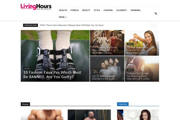 Newspaper theme site design template sample