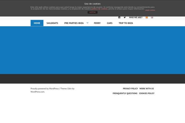 Edin theme site design template sample
