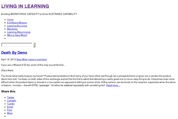 livinginlearning.com site used Skt-online-coach-pro